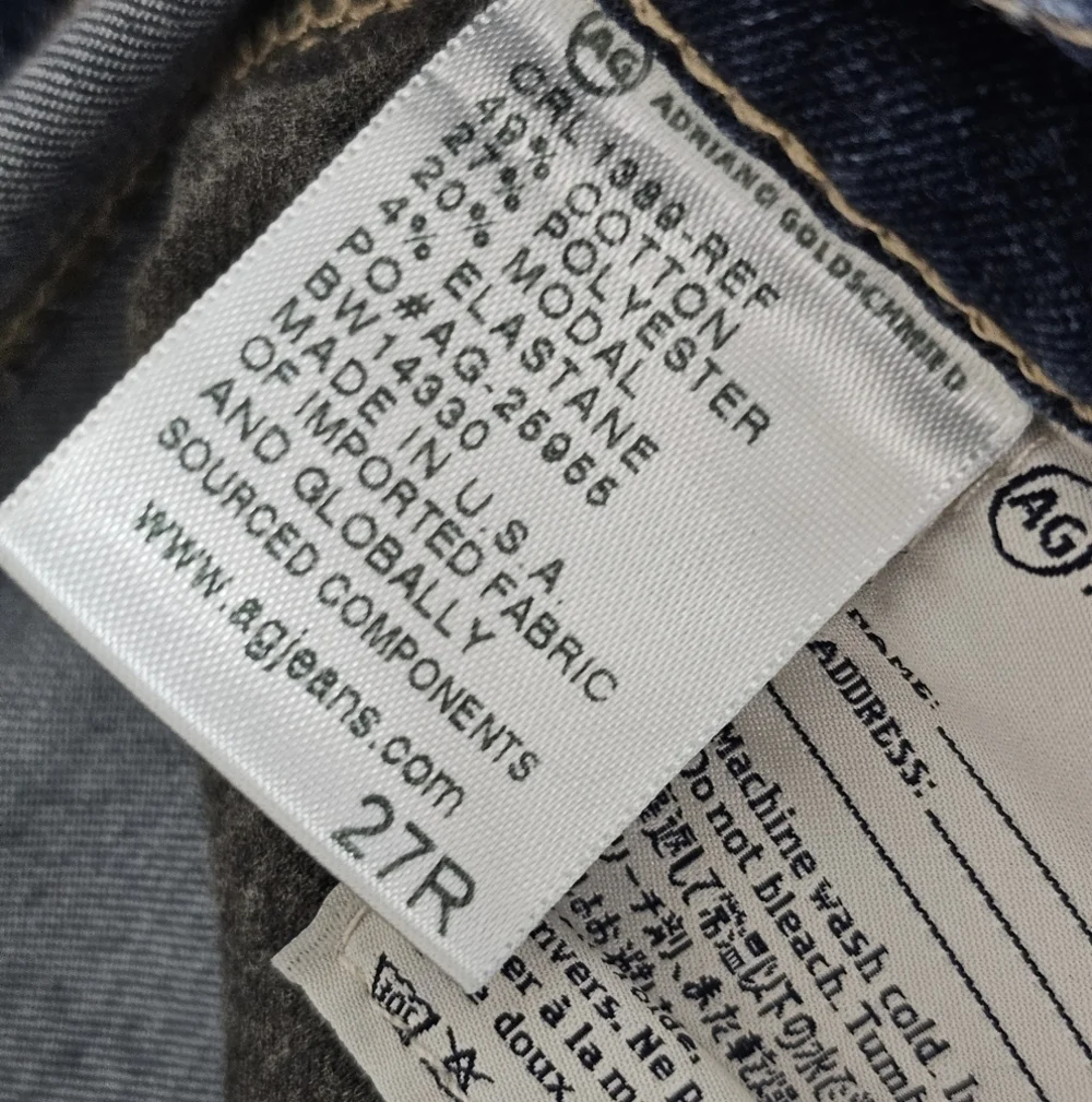 Adriano Goldschmied The Legging Ankle Super Skinny Dark Blue Jeans‎ 27 Preowned